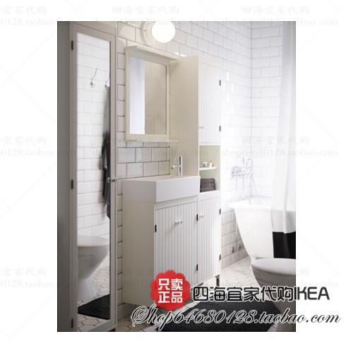 上海宜家家居正品代购IKEA西文双门高柜白色折扣优惠信息