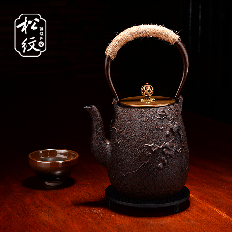 特价日本南部 铁壶 全手工老铁壶手工生铁壶 茶壶 铸铁 烧 水 壶