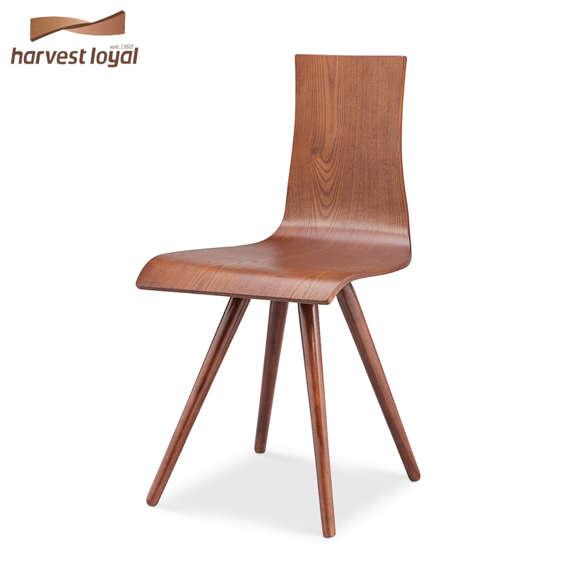 溢莱北欧实木餐椅简约书房椅 单人休闲椅现代时尚创意靠背木椅子折扣优惠信息