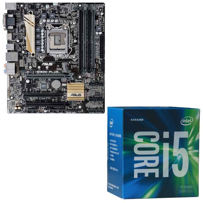 华硕（ASUS）B150-PLUS 主板+英特尔（Intel）酷睿 i5-6500盒装