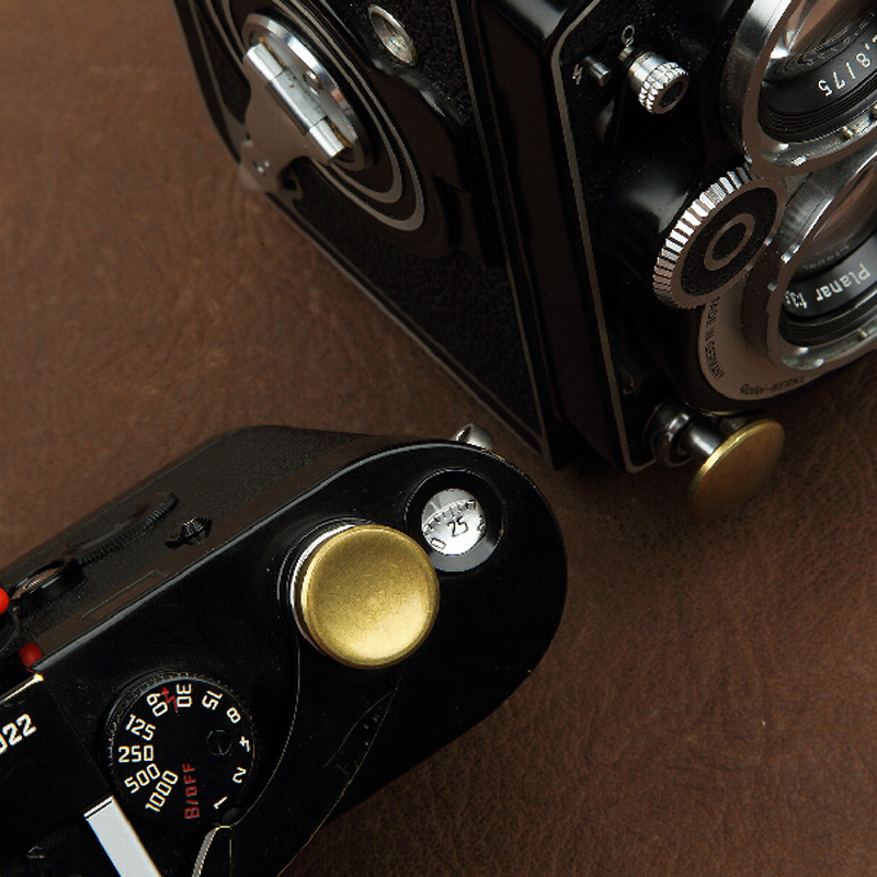cam-in 相机专用快门按钮 大款 凹面款（铜色）cam9036