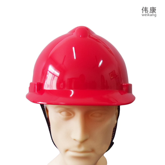 伟康V型安全帽 HDPE防砸帽头部防护帽 建筑施工帽劳保头盔领导帽