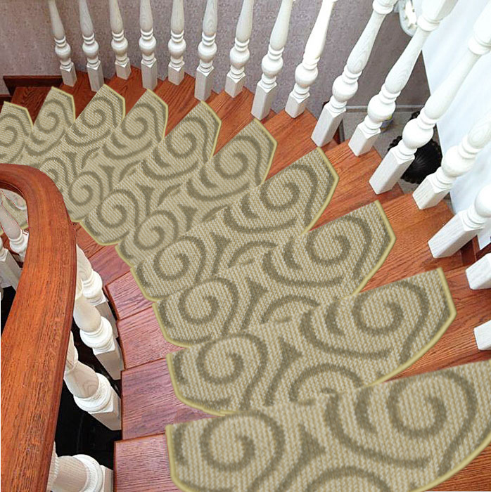 加厚楼梯地毯免胶自吸踏步垫地毯垫实木楼梯脚垫防滑地垫定制满铺折扣优惠信息