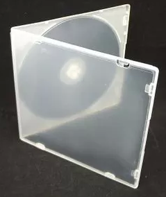 PP软塑料光盘盒CD光盘盒 超薄光碟盒不易碎 光盘塑料包装盒透明