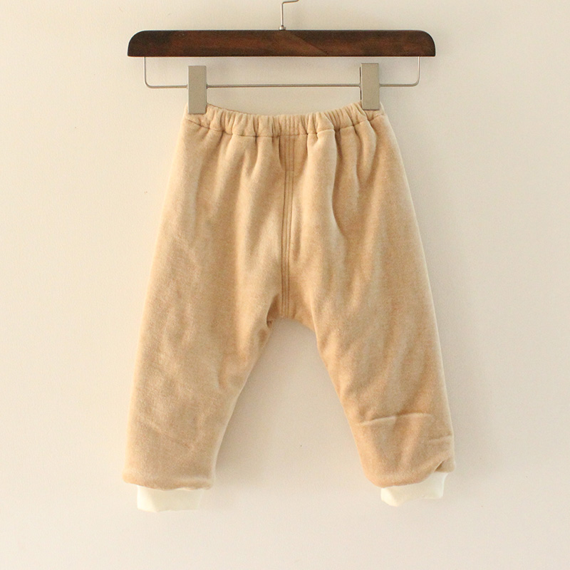 棉棉时光宝宝棉裤 有机彩棉天鹅绒婴儿长裤