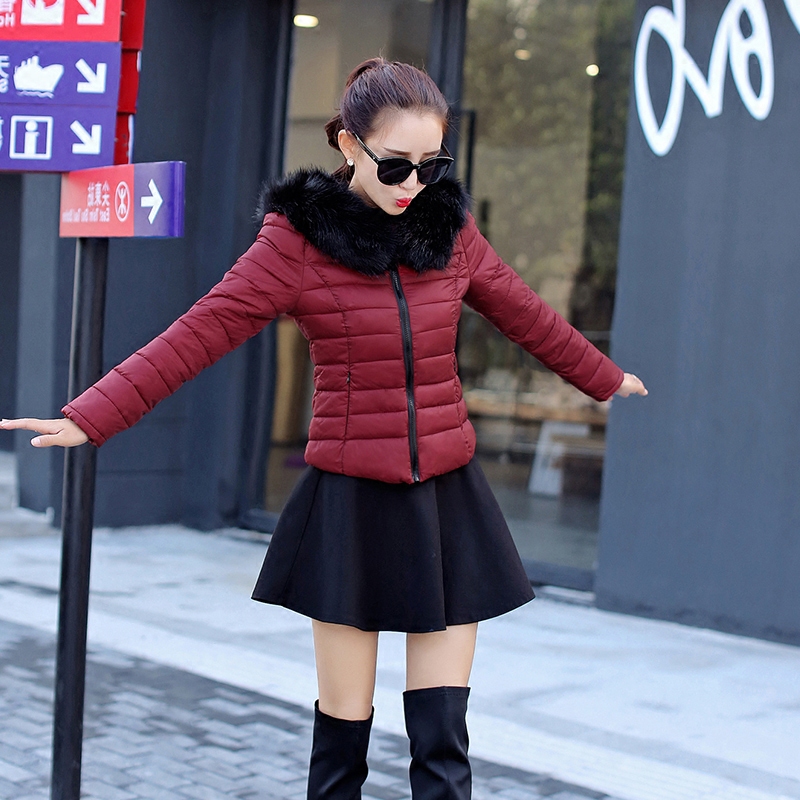 小款棉衣女短款2015 韩版冬装短袄子外套贴身小棉袄时尚修身 潮