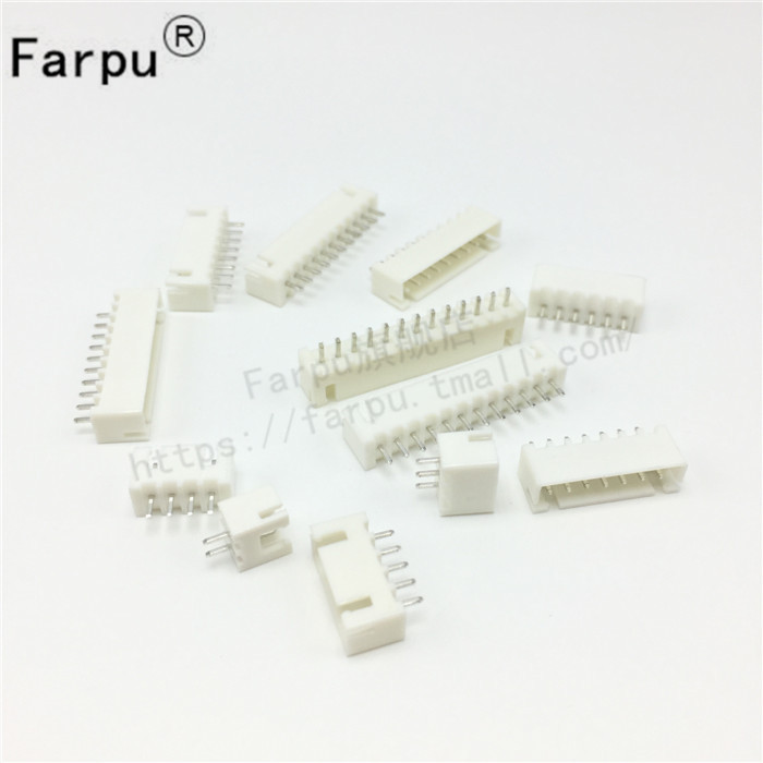 Farpu丨接插件2.54MM 直针针座 XH2.54-2P/3P/4p/5p/6p/7p 优质折扣优惠信息