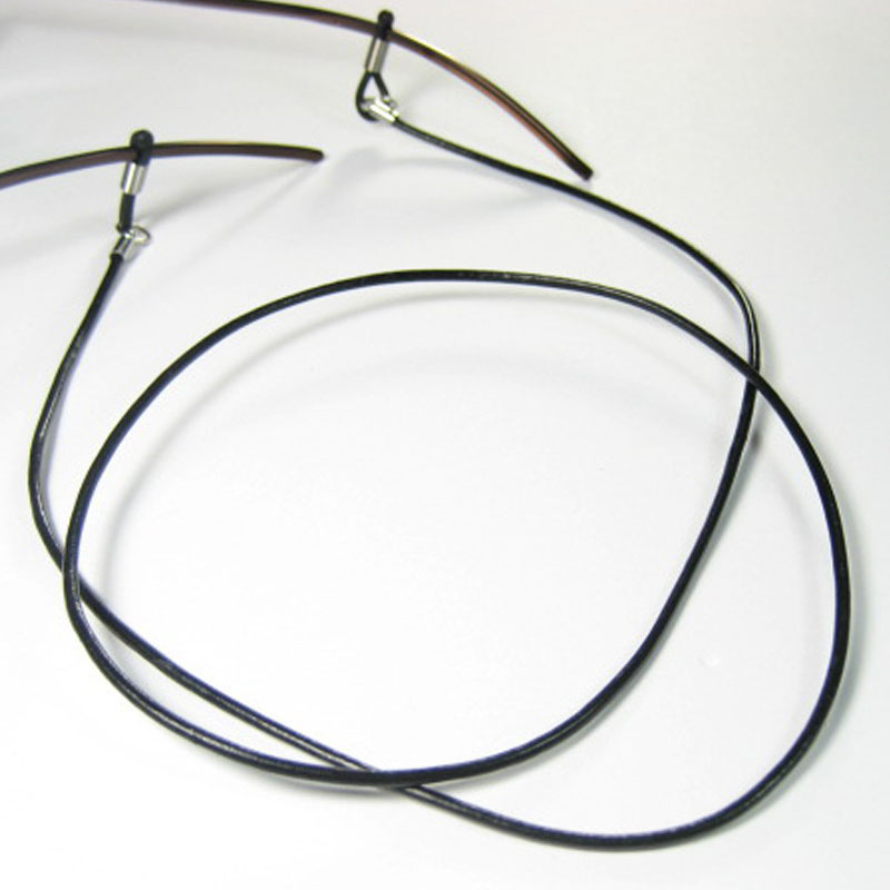 新款纯牛皮眼镜挂绳纯手工制作配环保金属头欧美复古时尚眼镜链子折扣优惠信息