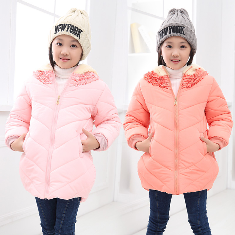 童装2015冬装新款女童棉衣外套 儿童加绒加厚时尚韩版潮流棉袄折扣优惠信息