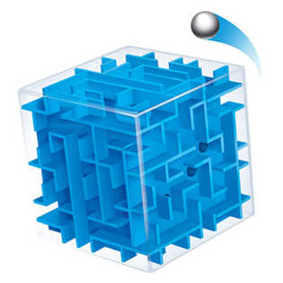 3d立体迷宫球 方形迷宫 儿童幼儿园礼物礼品 益智力玩具3-6-8岁折扣优惠信息