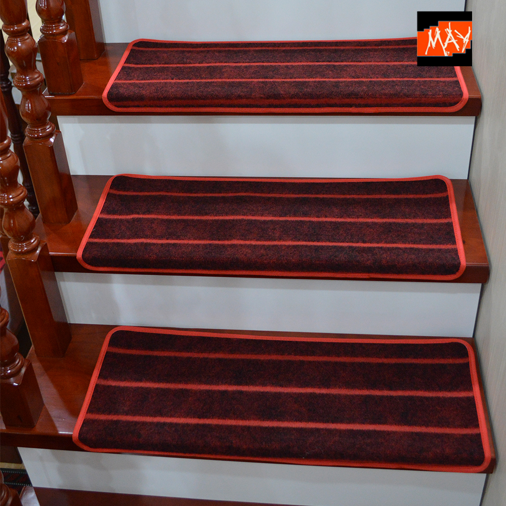 简约 加厚 室内 楼梯地毯 木楼梯垫 免胶自粘 防滑垫 楼梯踏步垫折扣优惠信息