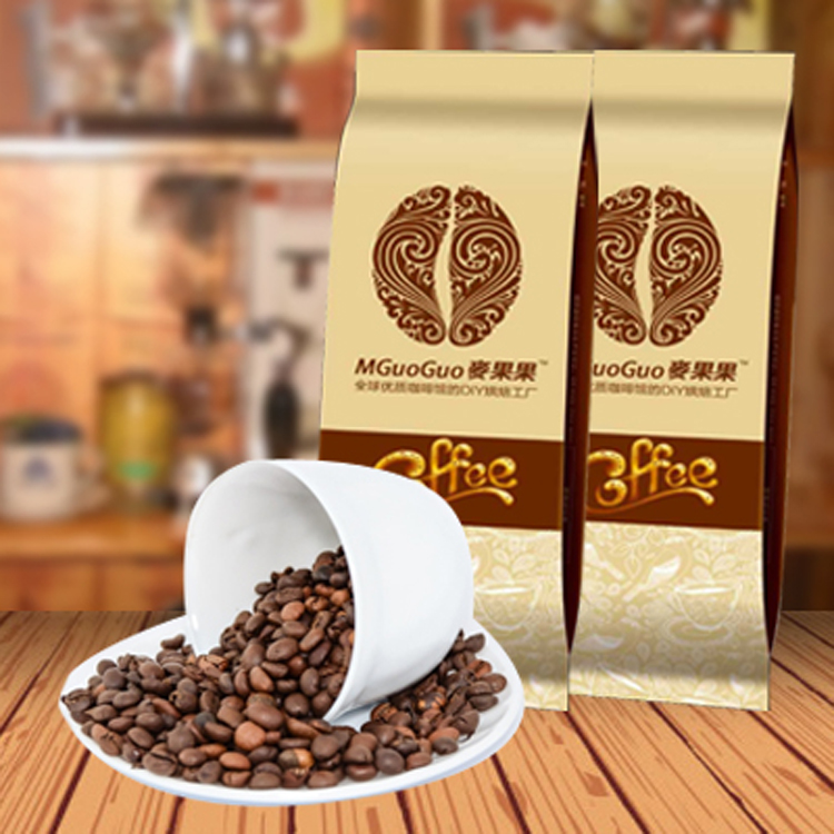 麥果果蓝山3A咖啡豆 进口拼配烘焙 纯黑咖啡豆454g 可磨咖啡粉