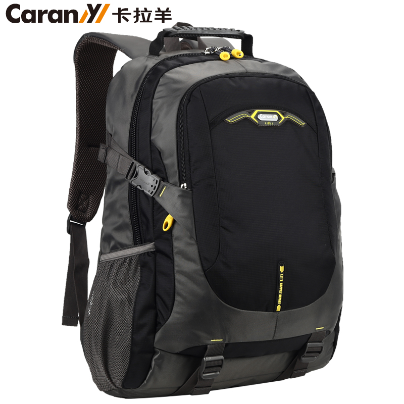 2014新款卡拉羊电脑双肩包男韩版潮休闲旅行背包包女学书包CX5572