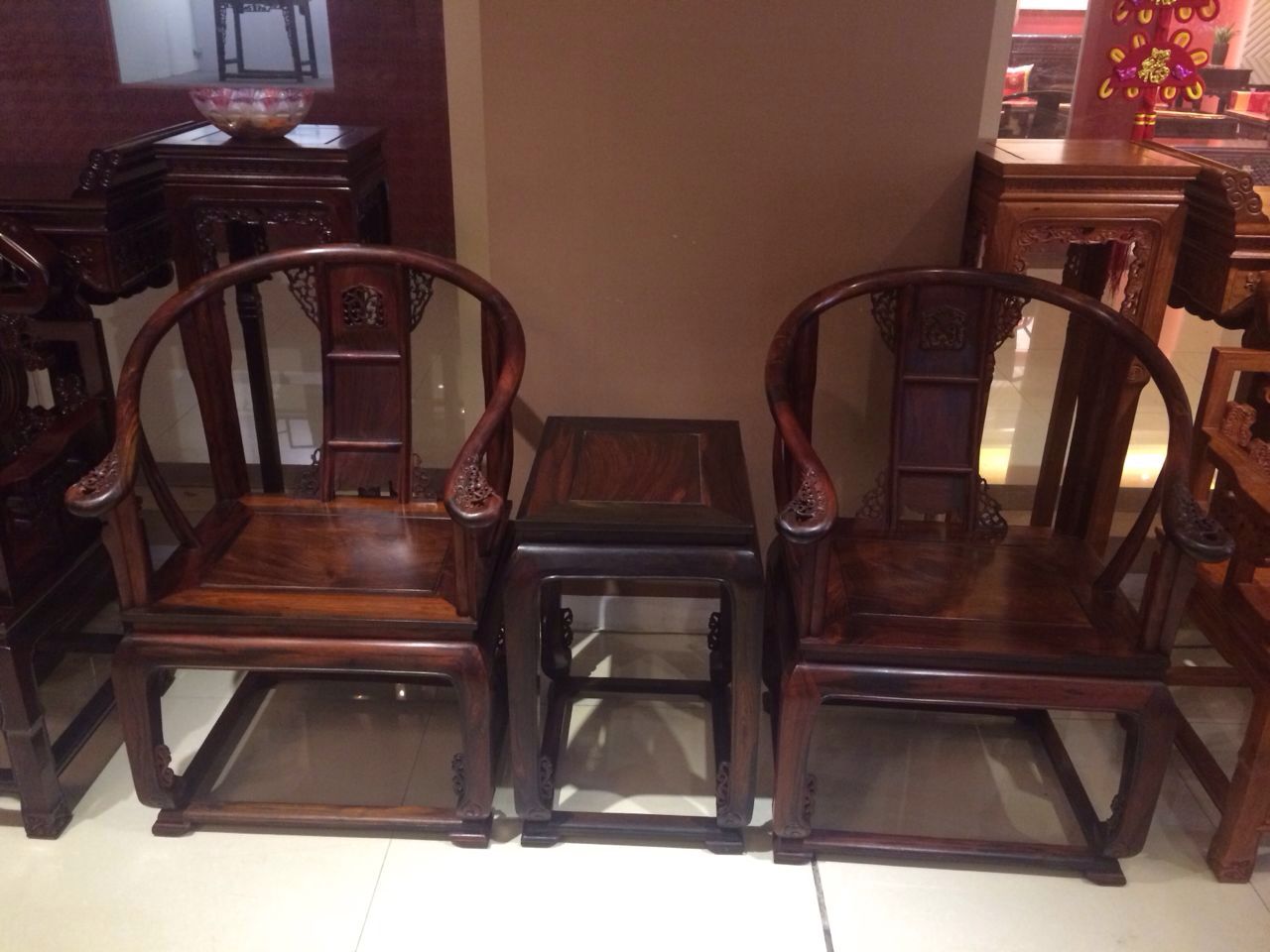 【老艺不朽】红木中式仿古家具古典圈椅沙发太师椅皇宫椅三件套折扣优惠信息