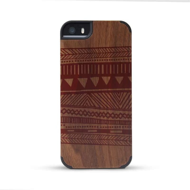 iphone5s 印第安风胡桃木毯印创意手机壳苹果4.0 保护套个性定制折扣优惠信息