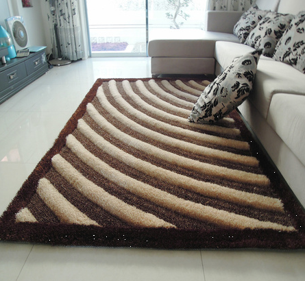 特价加厚长毛3D弹力丝地毯欧式客厅茶几地毯卧室床边毯地垫可定制