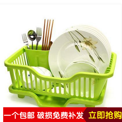 厨房大号塑料滴水置物沥水架盘子筷子碗碟杯子餐具收纳滤水架促销折扣优惠信息