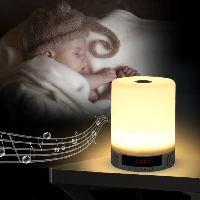 智能LED小夜灯可充电电池小灯音乐音响卧室氛围床头睡觉定时台灯折扣优惠信息
