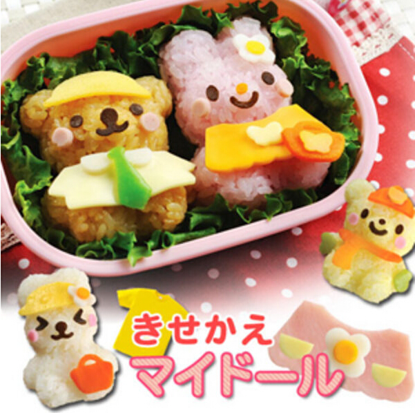 日本进口arnest换装娃娃饭团模具套装DIY便当寿司饭模 激萌小兔子折扣优惠信息