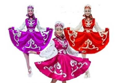 新款成人民族舞蹈裙 蒙古族表演服装 内蒙古大草原女士歌舞演出服折扣优惠信息