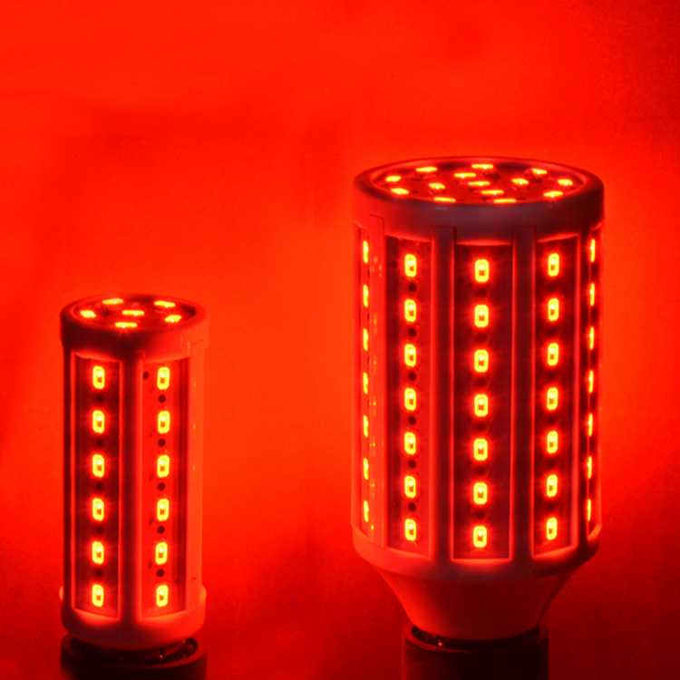 包邮LED红光灯泡玉米灯节能灯E27灯笼红色猪肉灯生鲜灯植物灯折扣优惠信息
