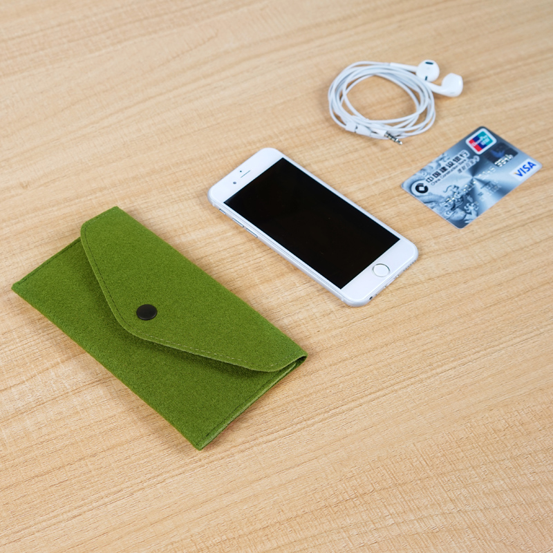 苹果iphone6毛毡手机壳 创意超薄iphone6Plus保护套包包袋韩国