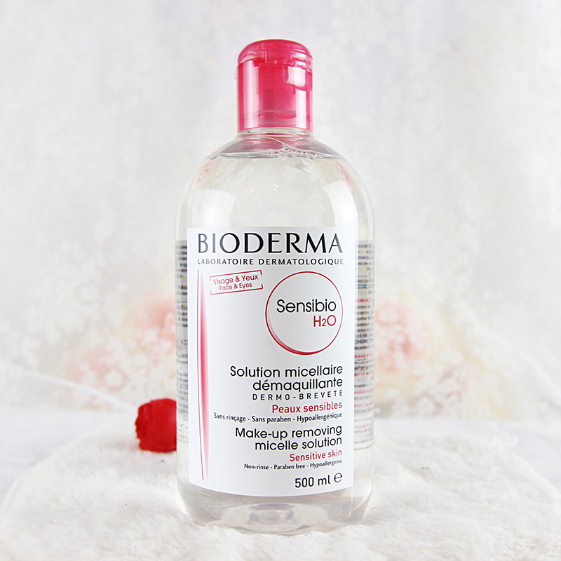 Bioderma/贝德玛卸妆水500ml粉水舒妍洁肤卸妆液深层清洁脸部温和折扣优惠信息