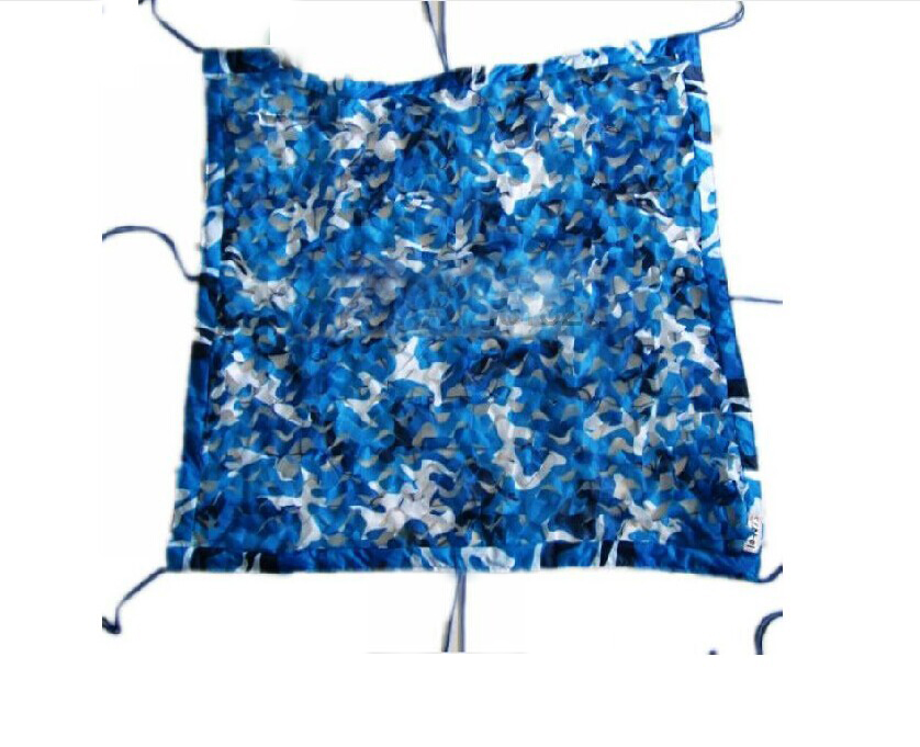 夏季泳池高级伪装防晒遮阳网海洋迷彩网蓝色伪装阳光房装饰网折扣优惠信息