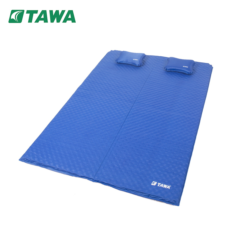 TAWA户外帐篷自动充气垫加宽加厚双人床垫露营防潮垫办公室午睡垫