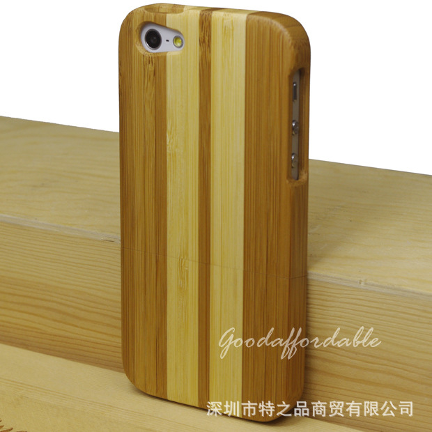 苹果iPhone5木壳手机壳 清香5代天然木质保护套 高端5s实木保护壳