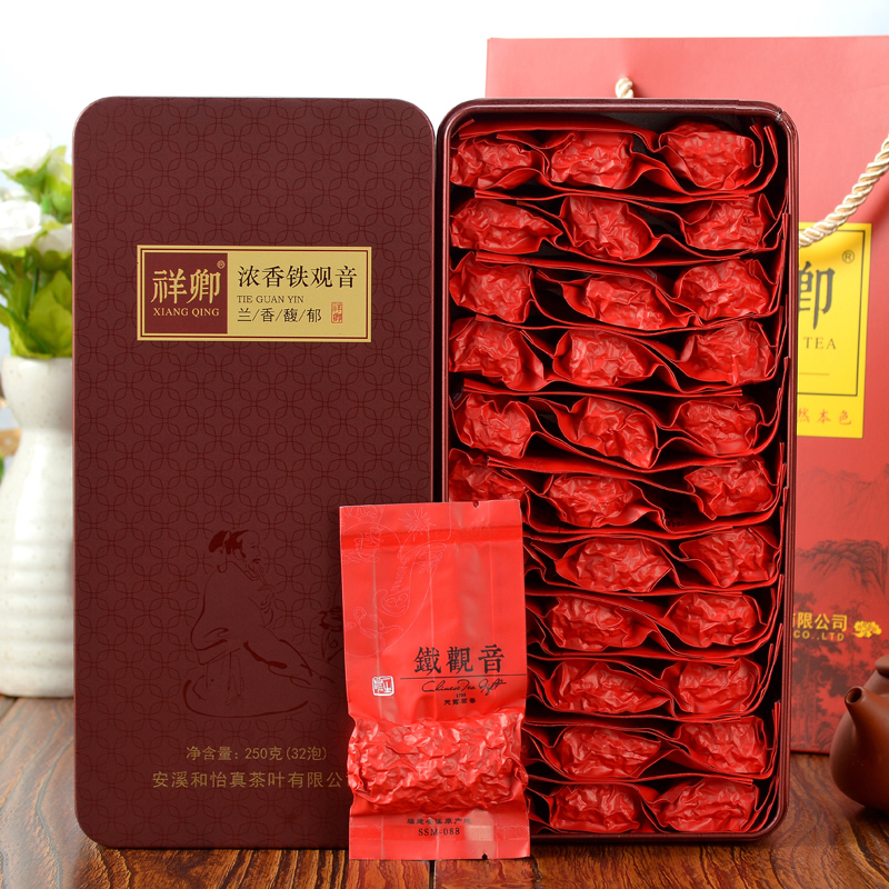 2016秋茶安溪铁观音茶叶 浓香型兰花香袋装新茶礼盒装500g 乌龙茶