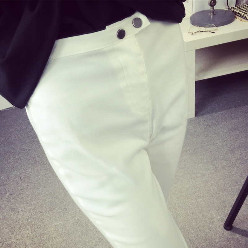青花羊修身显瘦铅笔裤2015秋装新款韩版女装长裤