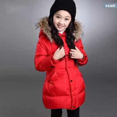 女童棉衣冬季外套中长款2015新款加厚韩版中大童孩子棉服宝宝棉袄