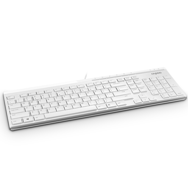 雷柏/Rapoo N7000有线超薄键盘 键盘 有线 电脑键盘 笔记本键盘折扣优惠信息