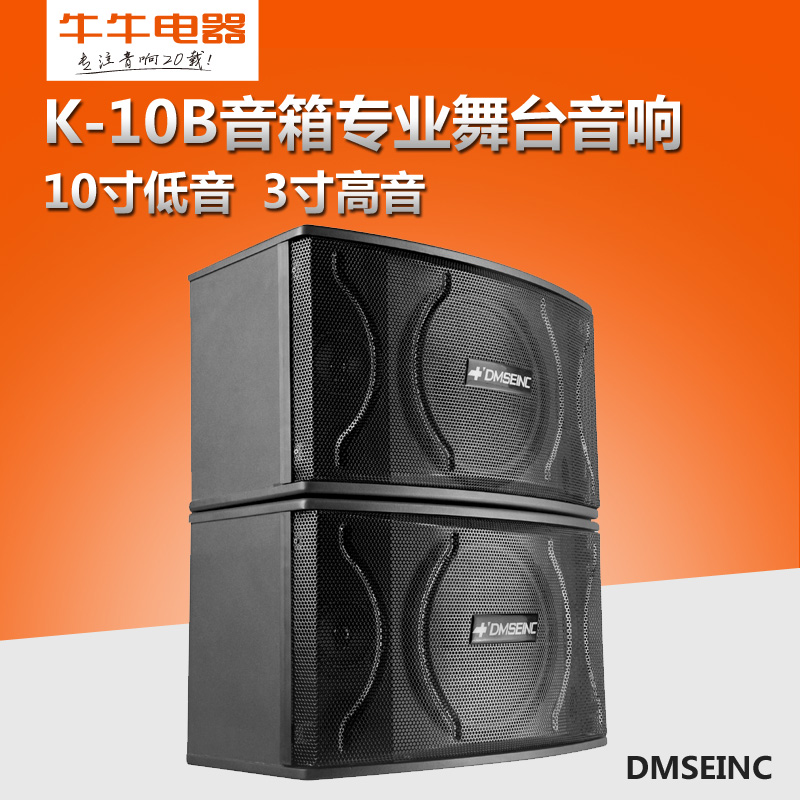 DMSEINC K-10B音箱专业舞台音响卡拉OK音响10寸低音音箱KTV音响