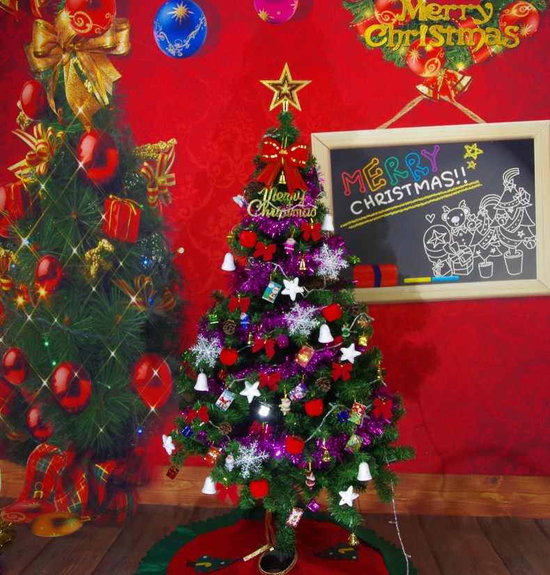 1.5米圣诞树套餐 加密圣诞树1.5m 圣诞装饰 爆款起量最低价包邮