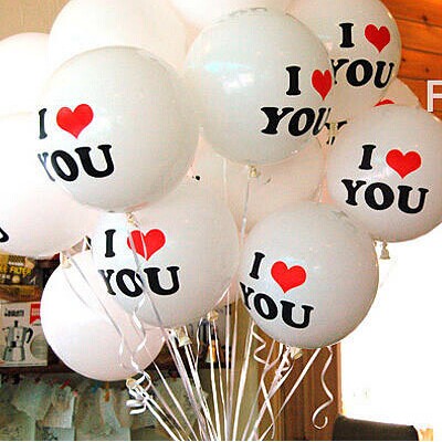 大号12寸气球韩国加厚漂浮气球生日派对示爱表白求婚庆装饰汽球