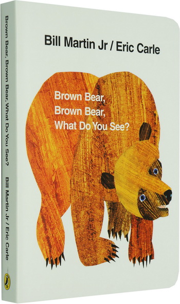 英文原版Eric Carle Brown Bear What Do you see 纸板书 廖彩杏