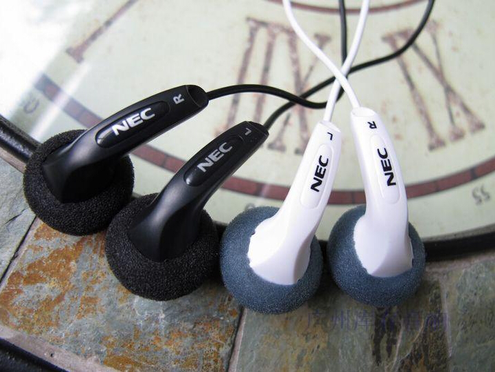 NEC耳机 耳塞式绝版经典带耳麦超重低音发烧友mp3/手机耳机erji