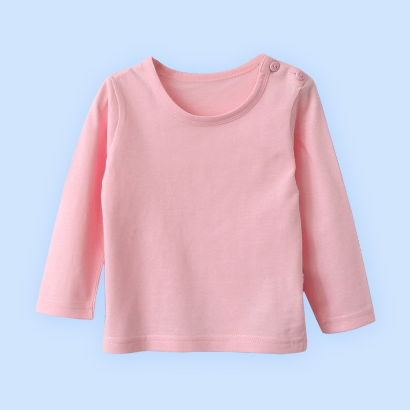 格林树 薄款秋季女童长袖T恤3-4岁儿童打底衫纯棉宝宝上衣童装
