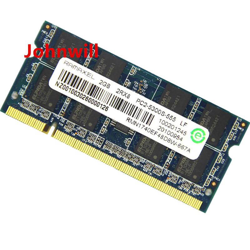 Ramaxel 联想记忆科技2G DDR2 667 800 5300S 6400S笔记本内存条