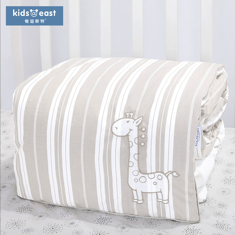 婴儿被子宝宝天鹅绒棉被春秋被幼儿空调被床上用品棉被保暖被子