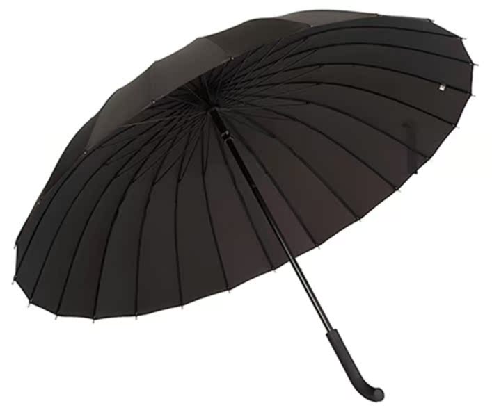【天天特价】伞日本创意24骨超大双人直柄伞长柄三人男女商务雨伞折扣优惠信息