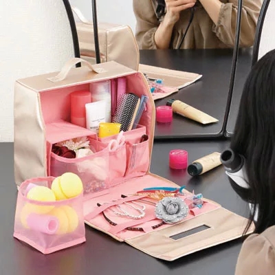 日本COGIT PU美容工具箱 手提化妆箱 化妆包 彩妆包 化妆工具收纳