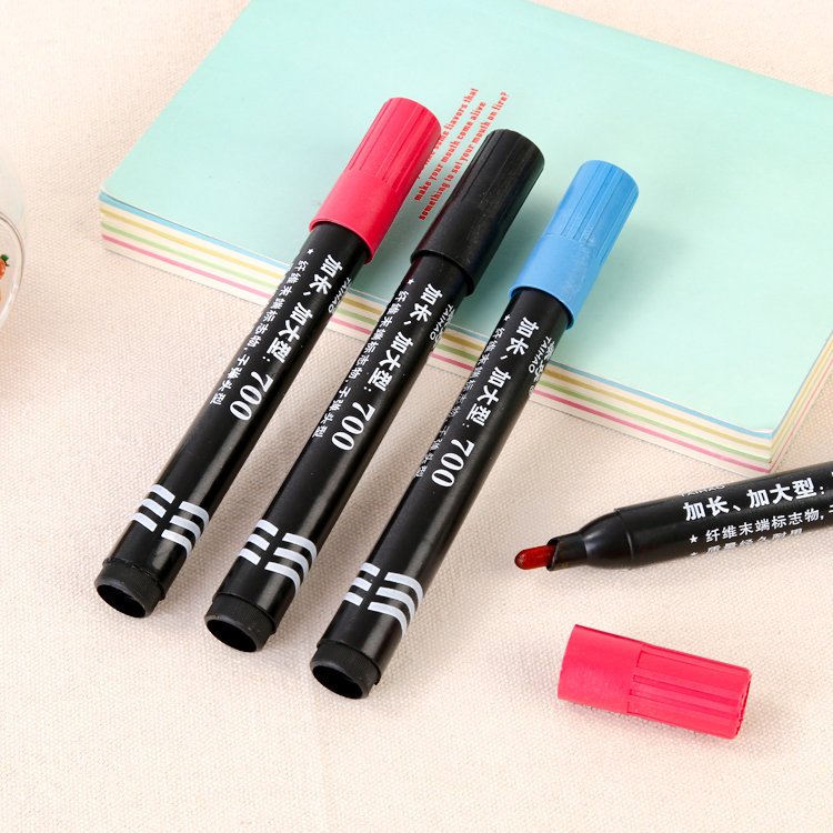 彩色记号笔快递大头笔油性笔唛头笔粗笔水笔红蓝黑色标记笔批发