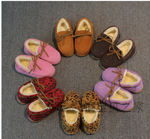 2015年冬季新款儿童韩版舒适棉鞋保暖低帮男女童豆豆鞋宝宝鞋