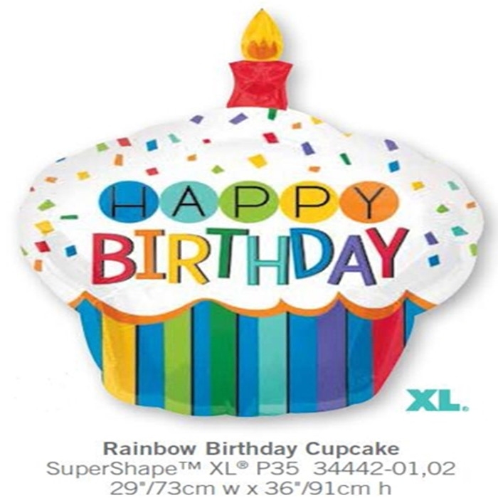 美国anagram 进口铝箔气球 生日许愿蛋糕铝膜气球 生日派对装饰品折扣优惠信息