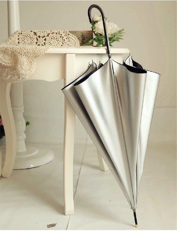 特价超轻直杆长柄银胶星座伞太阳伞防紫外线创意长柄伞遮阳伞