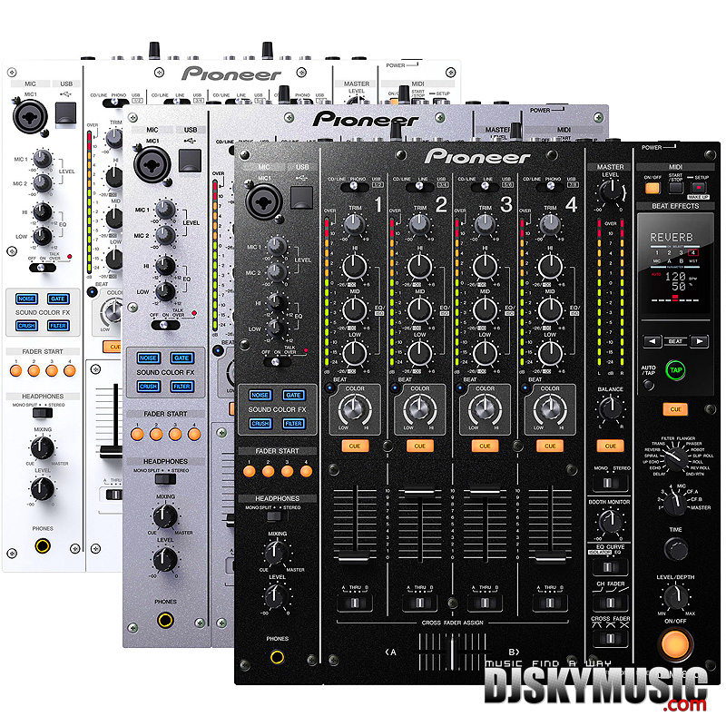 Pioneer DJM850混音台 先锋DJM-850K DJM850W带声卡 行货全国联保