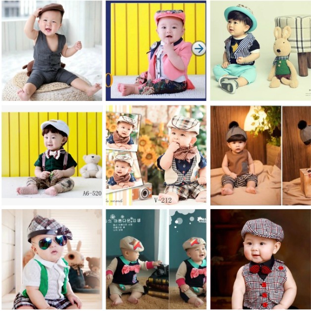 新款儿童摄影服装 儿童摄影服饰 影楼服装2015百天 宝宝服装批发